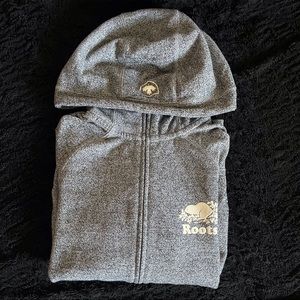 🚨SOLD🚨 Roots Original Salt and Pepper Sip Hoodie